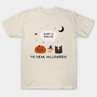 Ghost N Goblins Tis Near Halloween T-Shirt